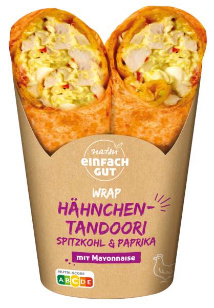 Natsu Wrap Hähnchen Tandoori - nur für internen Verzehr
