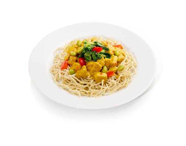 Bandnudeln "Asia Style" mit Kokosnussmilchsojasauce