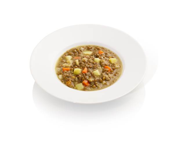 Veganer Linseneintopf mit Gemüse