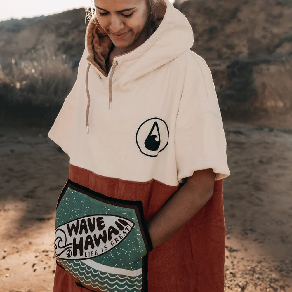 Wave Hawaii Poncho Campeche M – Bild 5