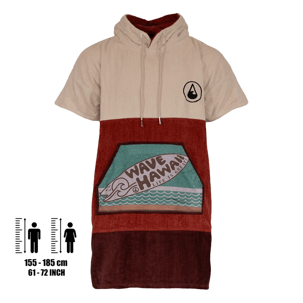 Wave Hawaii Poncho Campeche M – Bild 2