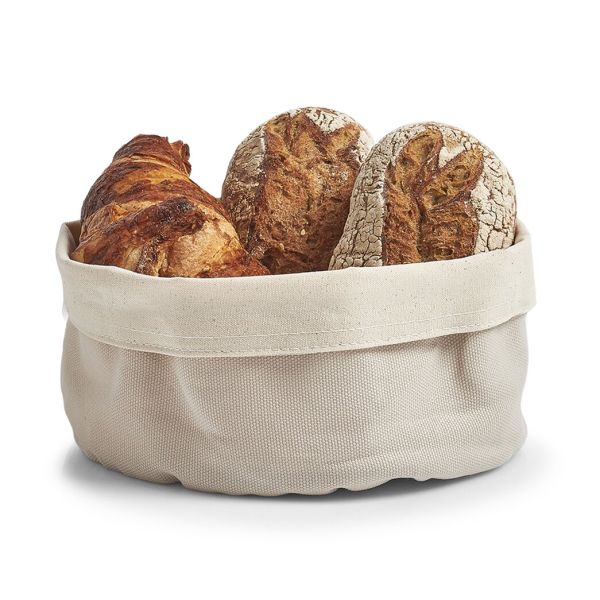 Zeller Brotbeutel rund,20cm beige – Bild 2